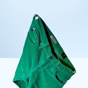 Vibrant Green Corduroy Pants
